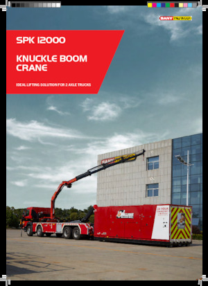 Macarale hidraulice de încărcare Sany SPK 12000 C