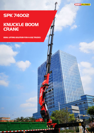 Macarale hidraulice de încărcare Sany SPK 74002 B