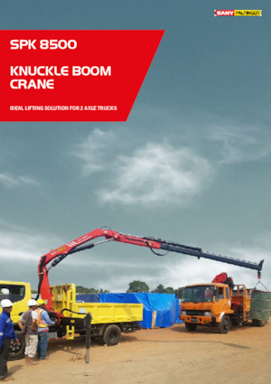 Macarale hidraulice de încărcare Sany SPK 8500 A