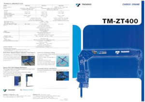 Macarale hidraulice de încărcare Tadano TM-ZT404