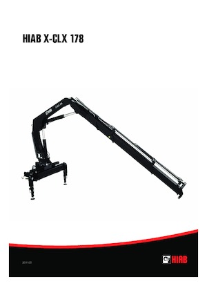 Macarale hidraulice de încărcare Hiab X-CLX 178 B-2 