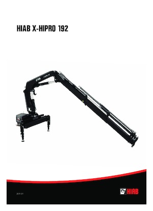 Macarale hidraulice de încărcare Hiab X-HiPro 192 E-3