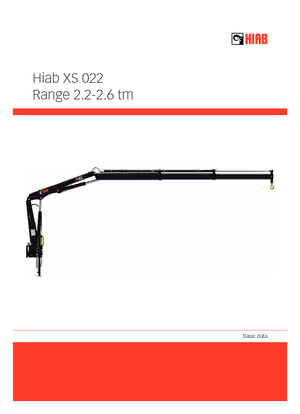 Macarale hidraulice de încărcare Hiab XS 022 B-1 DUO