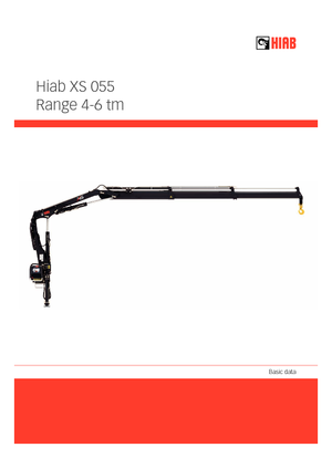 Macarale hidraulice de încărcare Hiab XS 055 B-1 Classic