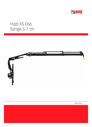 Macarale hidraulice de încărcare Hiab XS 066 D-2 CL