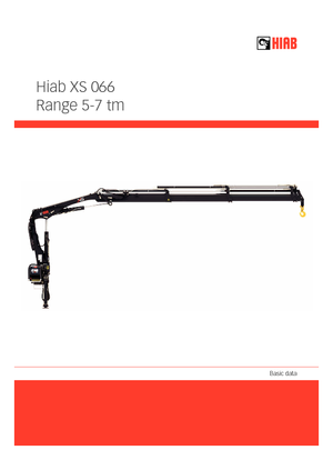 Macarale hidraulice de încărcare Hiab XS 066 D-3 HIDUO