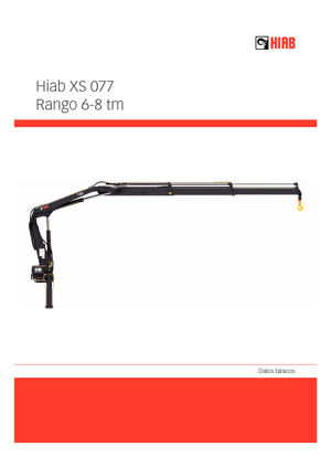 Macarale hidraulice de încărcare Hiab XS 077 B-2 HIDUO