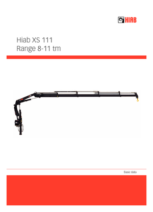 Macarale hidraulice de încărcare Hiab XS 111 B-3 HIDUO