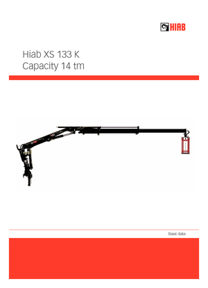 Macarale hidraulice de încărcare Hiab XS 133 K-2 PRO