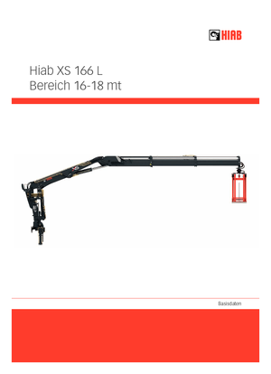 Macarale hidraulice de încărcare Hiab XS 166 DLS-4 PRO