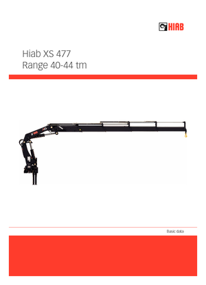 Macarale hidraulice de încărcare Hiab XS 477 E-8 HIPRO CD