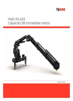 Macarale hidraulice de încărcare Hiab XS 622 E-8 HIPRO Jib 150 X-6