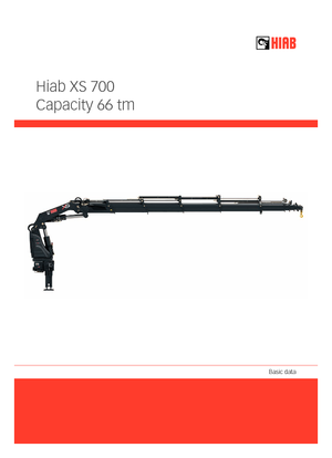 Macarale hidraulice de încărcare Hiab XS 700 E-7 HIPRO CD