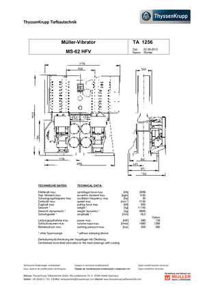 Ciocane vibratoare Müller MS 62 HFV