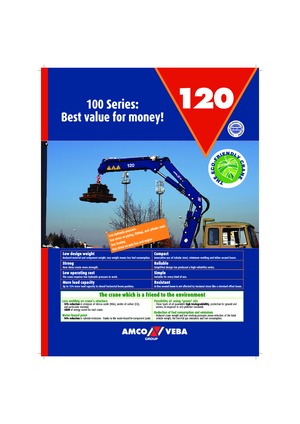 Macarale hidraulice de încărcare Amco Veba 120-1 S