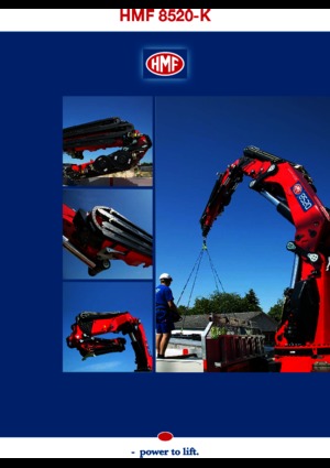 Macarale hidraulice de încărcare HMF 8520-OK6