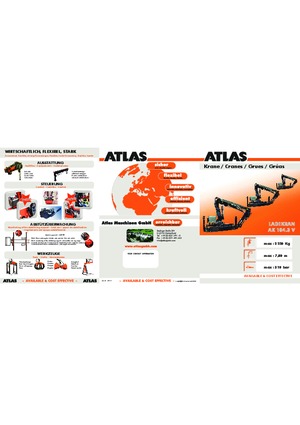 Macarale hidraulice de încărcare Atlas AK 104.3 V A11