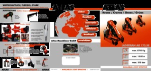 Macarale hidraulice de încărcare Atlas AK 172.3E A3 