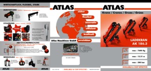 Macarale hidraulice de încărcare Atlas AK 186.3 A3 