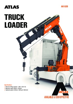 Macarale hidraulice de încărcare Atlas AK 620.3E A9 