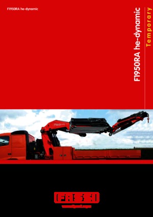 Macarale hidraulice de încărcare Fassi F 1950 RAL 2.28 he-dynamic