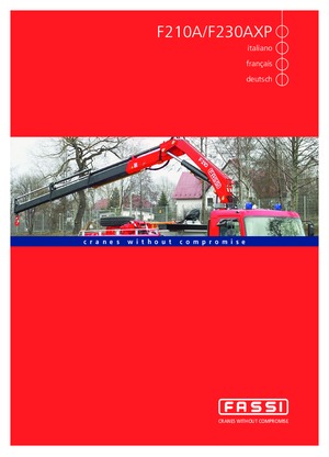 Macarale hidraulice de încărcare Fassi F 210 A 23