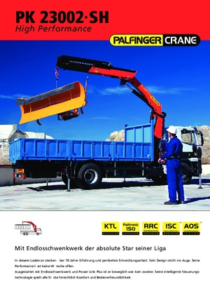 Macarale hidraulice de încărcare Palfinger PK 23002 SH B
