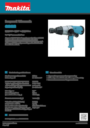 Șurubelniițe cu impact&chei fixe Makita 6906 