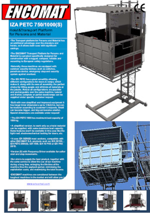 Trolii industriale Encomat IZA PETC 1000