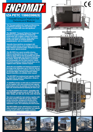 Trolii industriale Encomat IZA PETC 1500