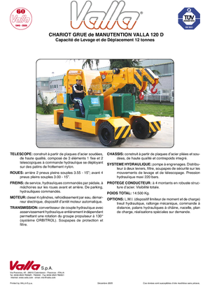 Macarale mobile industriale Valla 120 D 