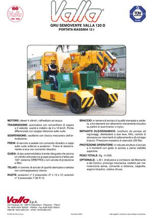 Macarale mobile industriale Valla 120 D 