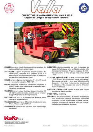 Macarale mobile industriale Valla 120 E 