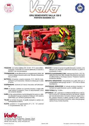 Macarale mobile industriale Valla 120 E 