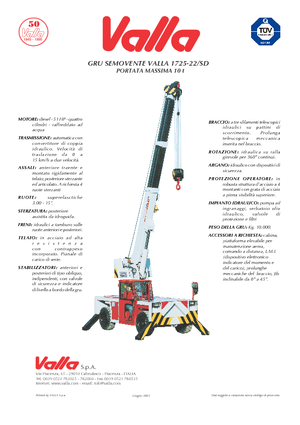 Macarale mobile industriale Valla 1725-22 SD