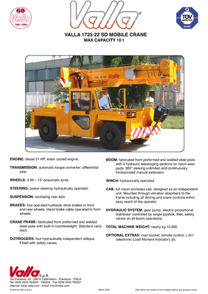 Macarale mobile industriale Valla 1725-22 SD