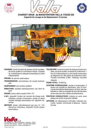 Macarale mobile industriale Valla 1725-22 SD