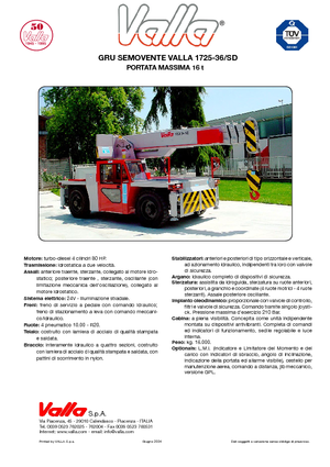 Macarale mobile industriale Valla 1725-36 SD