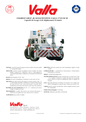 Macarale mobile industriale Valla 1725-36 SE