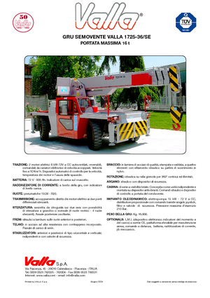 Macarale mobile industriale Valla 1725-36 SE