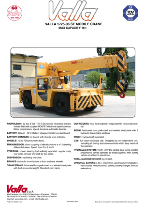 Macarale mobile industriale Valla 1725-36 SE