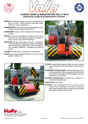 Macarale mobile industriale Valla 180 D 