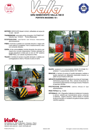Macarale mobile industriale Valla 180 D 