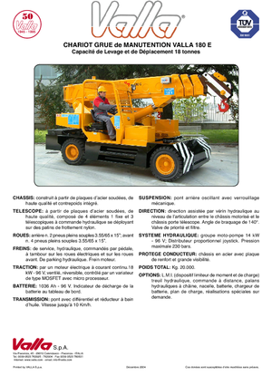 Macarale mobile industriale Valla 180 E 