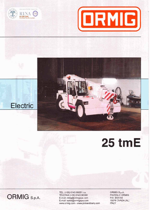 Macarale mobile industriale ORMIG 25 tmE