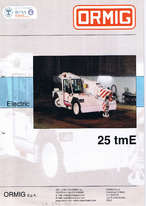 Macarale mobile industriale ORMIG 25 tmE