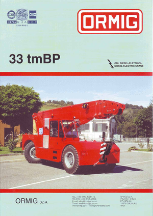 Macarale mobile industriale ORMIG 33 tmBP