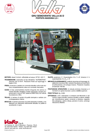 Macarale mobile industriale Valla 35 D