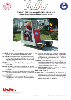 Macarale mobile industriale Valla 35 D