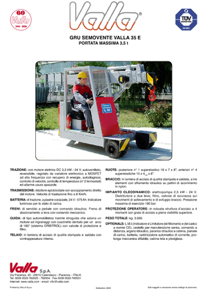 Macarale mobile industriale Valla 35 E